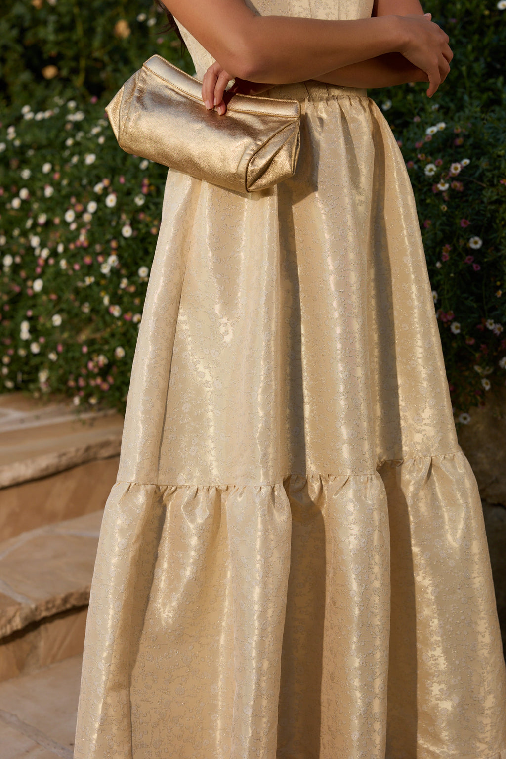 The Avery Dress in Butter Yellow Duchess