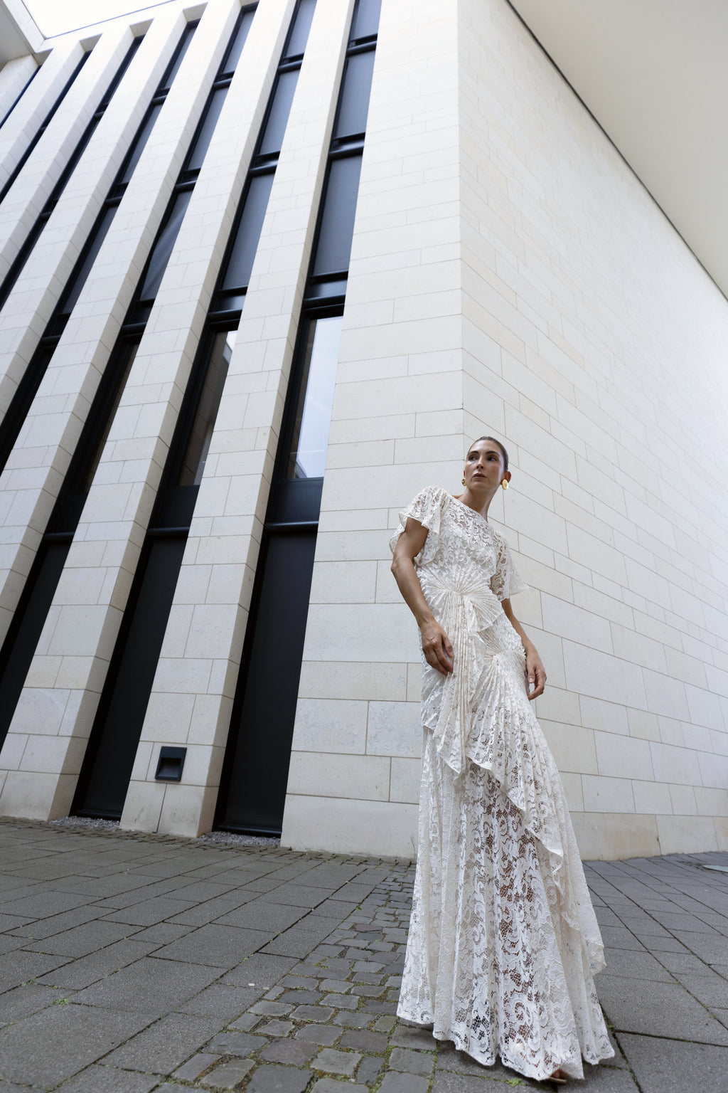 Cascade Dress Floor Length