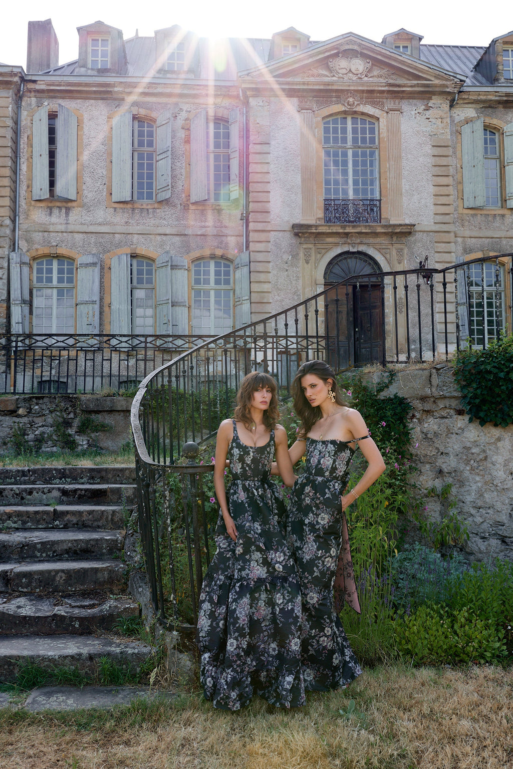 The Avery Dress in Black Lilibet Brocade