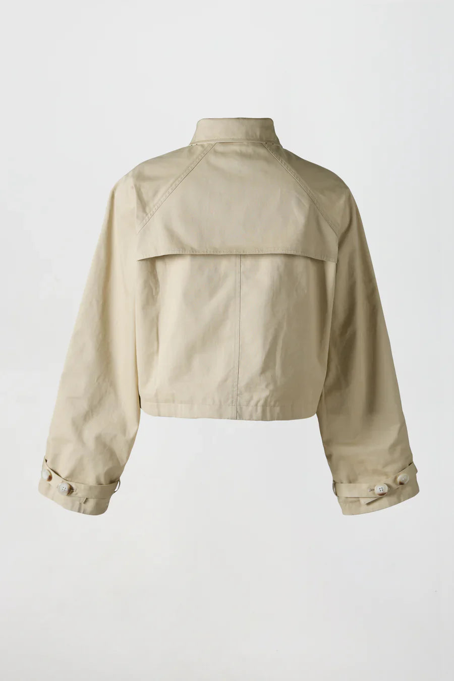 REVERSIBLE POLKADOT TRENCH