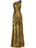 Impression Dress Floor Length Metallic