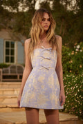The Kimberlina Dress in Bonnet Blue Windsor
