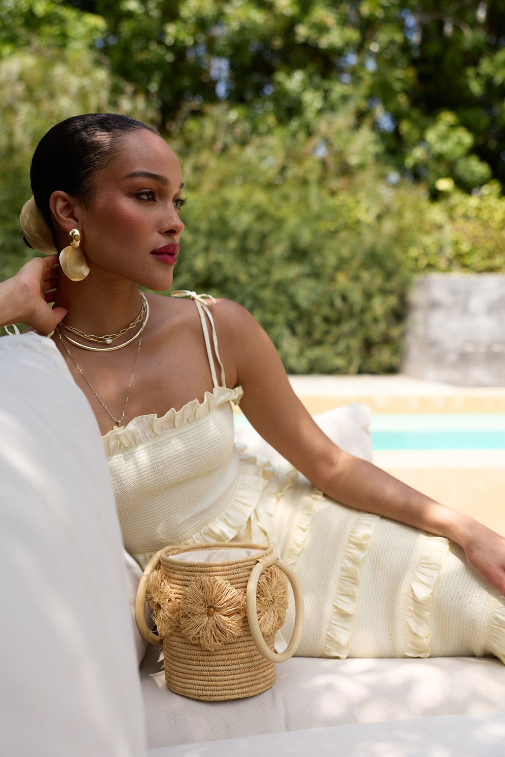 The Lily Dress in Transparent Yellow