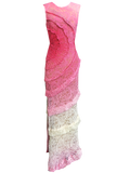 Spiral Dress Floor Length