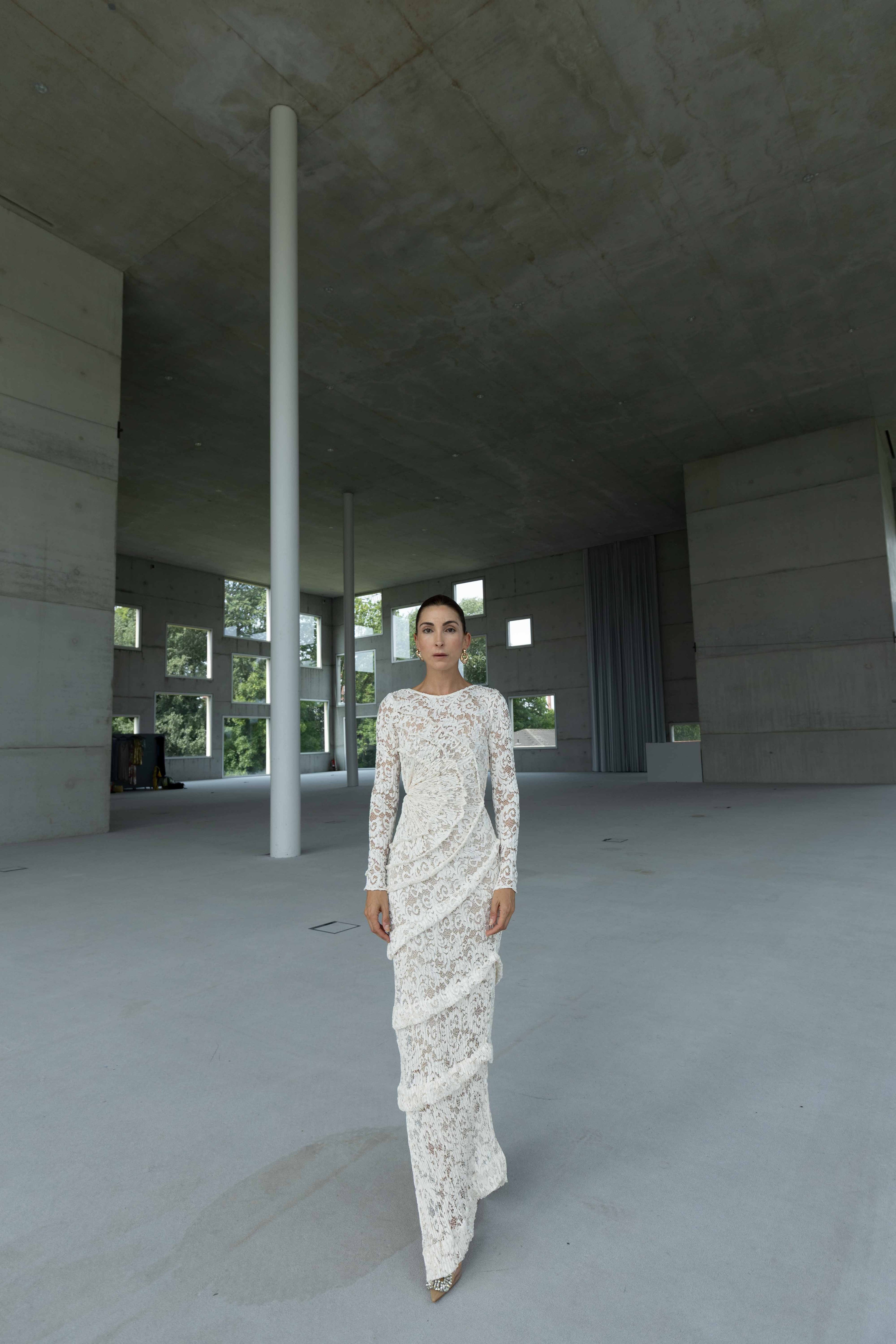 Spiralite Dress Floor Length