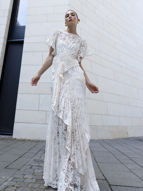Cascade Dress Floor Length