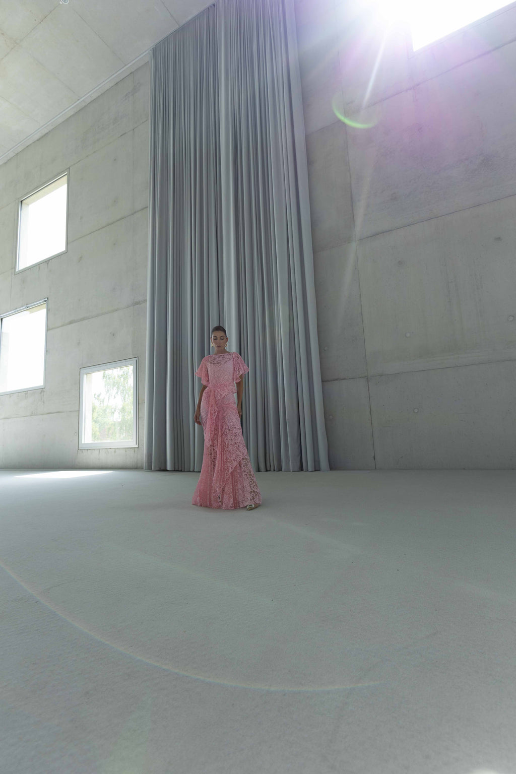 Cascade Dress Floor Length